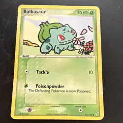 Pokemon Company Bulbasaur 45/100 EX Crystal Guardians Common Basic 50 HP EN - Image 1