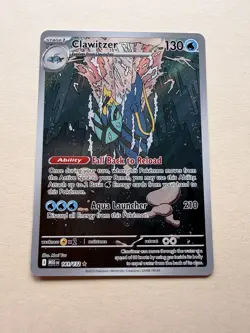 Pokemon TCG Clawitzer 141/132 Illustration Rare Holo Me01: Mega Evolution 2025 - Image 1