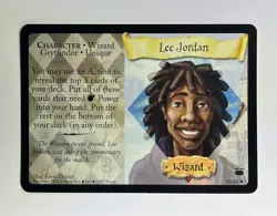 Harry Potter Diagon Alley CCG Card Lee Jordan Wizard 19/80 Unplayed - Image 1