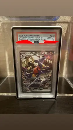 Pokemon Cynthia's Garchomp Ex 232/182 Destined Rivals SI Rare Holo PSA 10 - Image 1