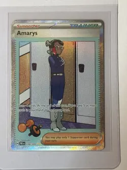 Prismatic Evolutions Amarys 170/131 Special Illustration Rare Pokemon SIR MINT - Image 1