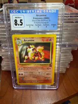 2000 Pokemon Black Star Promo Arcanine 6 CGC 8.5 PSA BGS - Image 1