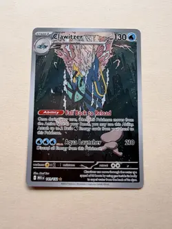 Pokemon TCG Clawitzer 141/132 Illustration Rare Holo Me01: Mega Evolution 2025 - Image 1
