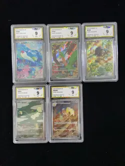 2025 Pokemon TCG S-CHN CSV1C 130/127 129/128 AR Wiglett Holo PGS 9 Lot*5 LU57 - Image 1