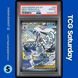 2026 POKEMON ASCENDED HEROES #265/217 MEGA FROSLASS EX MEGA ATTACK RARE PSA 10 - Image 1