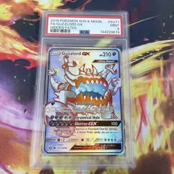 2019 Pokemon SM Hidden Fates Guzzlord GX Shiny Vault Rare #SV71/SV94 PSA 9 - Image 1
