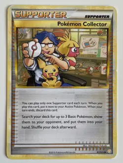 Pokemon Collector 97/123 Pokemon TCG HeartGold SoulSilver Uncommon HP - Image 1