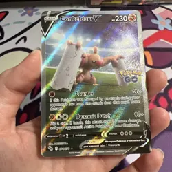 Conkeldurr V (Alternate Full Art) 074/078 Pokemon GO Holo - Image 4
