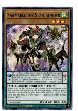 Saambell the Star Bonder | DAMA-EN030 | Yu-Gi-Oh! TCG - Image 1