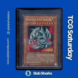 2002 YU-GI-OH! MAGIC RULER NA ENGLISH #MRL-000 BLUE-EYES TOON DRAGON - Image 1