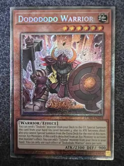 Yugioh Dodododo Warrior DUAD-EN004 Starlight Rare 1st Edition Near Mint - Image 1