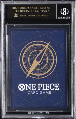 2025 ONE PIECE PROMOS JAPANESE OP DAY #P110 MONKEY D. LUFFY P BGS 10 BLACK LABEL - Image 2