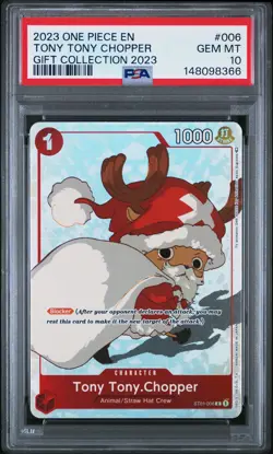 2023 ONE PIECE GIFT COLLECTION 2023 #006 TONY TONY CHOPPER PSA 10 - Image 1