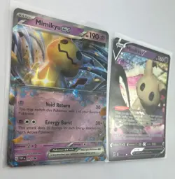 Card Lot Of 2 Mimikyu V #062/172 Mimikyu Ex Promo Battle Styles Pokemon TCG - Image 2