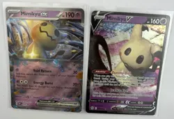 Card Lot Of 2 Mimikyu V #062/172 Mimikyu Ex Promo Battle Styles Pokemon TCG - Image 5
