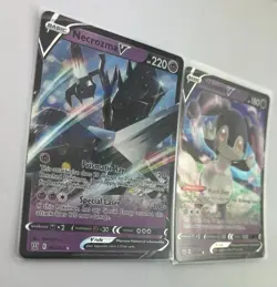 Pokemon TCG 2 Card Lot Indeedee v 91/202 Necrozma V 63/163 Rare - Image 2
