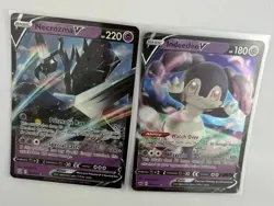 Pokemon TCG 2 Card Lot Indeedee v 91/202 Necrozma V 63/163 Rare - Image 5