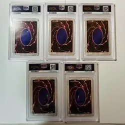 PSA 9 8 7 Exodia The Forbidden One Set of 5 YuGiOh Bandai 1998 Japanese Card - Image 2