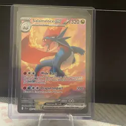 Salamence EX Dragon Impact Pokemon Trading Card Game 320 HP - Image 1