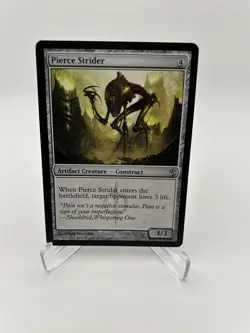 1993-2011 MTG Magic The Gathering MIRRODIN BESIEGED PIERCE STRIDER artifact UNC - Image 1