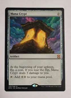 Mana Crypt- Magic: The Gathering Near Mint Condition Eternal Masters MTG - Image 1