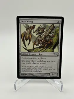 1993-2003 MTG Magic The Gatherin NEEDLEBUG, Artifact Creature Mirrodin Uncommon - Image 1