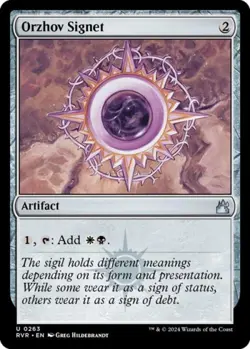 Orzhov Signet - Near Mint MTG Ravnica Remastered - Image 1