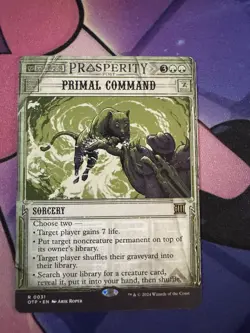 NM Showcase Primal Command, MTG, OTJ, Magic the Gathering, 31 - Image 1