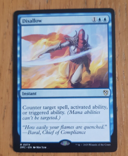 Disallow MTG NM Regular Commander: Aetherdrift Magic the Gathering - Image 1