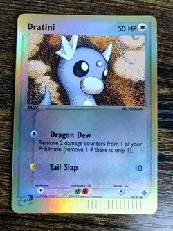 Dratini 26/97 EX Dragon Reverse Holo Rare 2003 Pokemon - Image 1