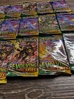Pokemon Evolving Skies - Booster Packs - Lot Of 18 Factory Sealed - Image 4