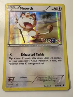Meowth (TOYS R US Stamp) - 53/83 - Pokemon XY Generations - Holo - MP - Image 1