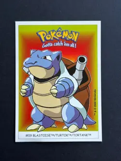 Carte Pokemon - Nintendo - Dunkin Boomer - #09 Tortank - Image 1