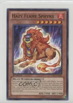 Hazy Flame Sphynx 1st Ed. YuGiOh Cosmo Blazer #CBLZ-EN030 - Image 1