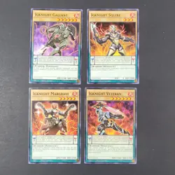 Yugioh - 4x Igknight Card lot / Bundle Squire, Veteran, Gallant, Margrave, LP/NM - Image 2