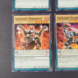 Yugioh - 4x Igknight Card lot / Bundle Squire, Veteran, Gallant, Margrave, LP/NM - Image 5