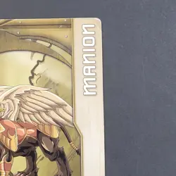 Bakugan Battle Brawler - Manion - Metal Gate Card - 10/48 - BA142 - 2008 - Gold - Image 4