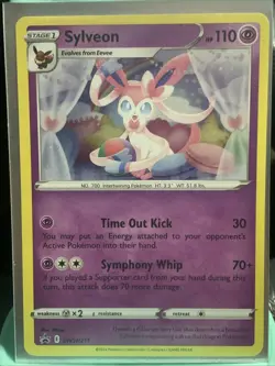 Sylveon SWSH211 - Black Star Promo - Cosmos Holo Pokemon Card NM - Image 2