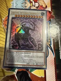 Juraishin, the Cursed Thunder God ALIN-EN043 Ultra Rare 1st Ed NM Yu-Gi-Oh! - Image 1