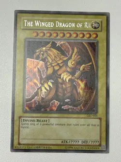 Yugioh! LP The Winged Dragon of Ra - GBI-003 - Secret Rare - Unlimited Edition L - Image 2
