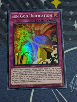 Sun God Unification - LED7-EN007 - Super Rare (NM) - Yugioh - Image 1