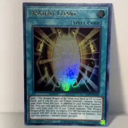 Ancient Chant LED7-EN004 Ultra Rare 1st Edition LP Yugioh - Image 1