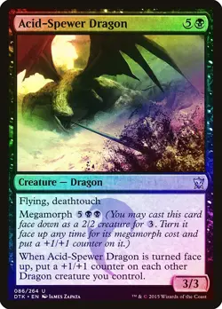 Acid-Spewer Dragon FOIL Dragons of Tarkir NM Black Uncommon MTG CARD ABUGames - Image 1