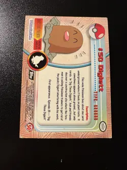 Topps Pokemon Card #50 Diglett - Image 2