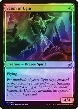 Scion of Ugin FOIL Dragons of Tarkir NM Uncommon MAGIC GATHERING CARD ABUGames - Image 1