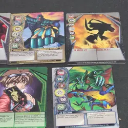 Bakugan Battle Brawlers Magnetic Metal Card Lot - 9 Cards- 2009 Mixed Lot - Image 2