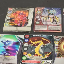 Bakugan Battle Brawlers Magnetic Metal Card Lot - 9 Cards- 2009 Mixed Lot - Image 4