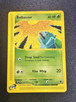 BULBASAUR 95/165 Expedition NON-HOLO E-Series / E-Reader Pokemon TCG card NM+🔥 - Image 1