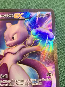 Pokemon Mewtwo-EX 98/99 Next Destinies EX Full Art Ultra Rare Holo 170 HP Card - Image 4