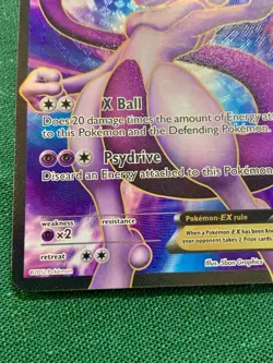 Pokemon Mewtwo-EX 98/99 Next Destinies EX Full Art Ultra Rare Holo 170 HP Card - Image 5